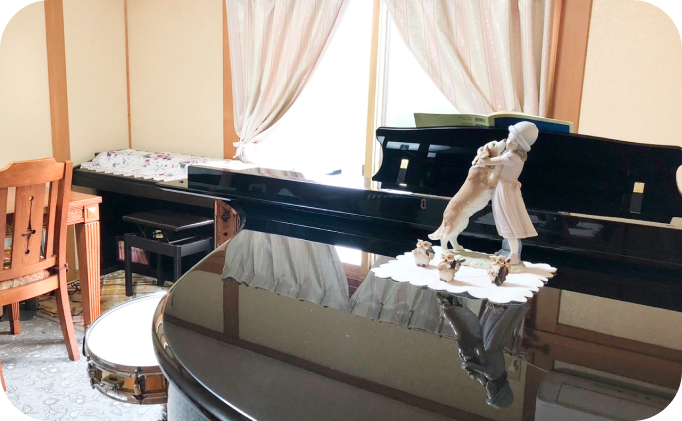 石倉ピアノ教室のレッスンで使うピアノ